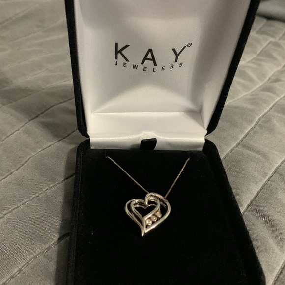Kay’s Jewelers Sterling Silver Heart Necklace - Picture 2 of 3